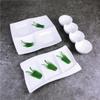 Multi-Compartment Ceramic Serving Plate