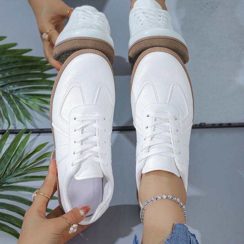 Fashion 2025 High Quality Shoes for Women Lace Up Women's Vulcanize Shoes Outdoor Women Sneakers Flat with Ladies Casual Shoes Zapatos