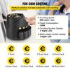 Compteur Trieur de Pièces Euro 500-1000 Pièces Machine Électronique Automatique de Comptage de Pièces EUR 300 Pièces par Minute avec 8 Tiroirs à Pièces pour École Magasin Banque