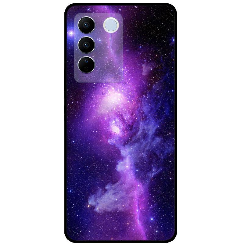 For Vivo V27E V2237 V27 Pro V2230 V 27 Case TPU Soft Silicone Marble Cat Shockproof Cases For Vivo V27 5G V27Pro Bag Funda Cover
