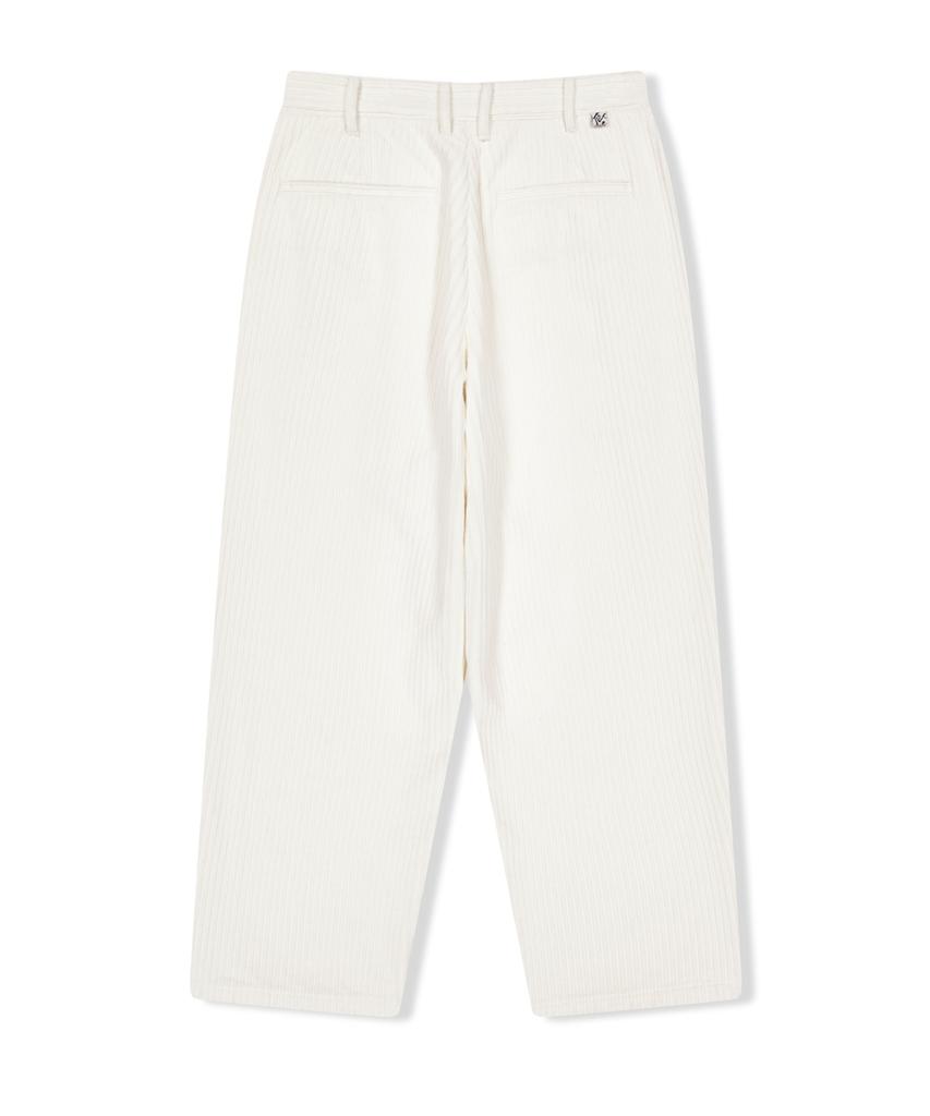 YESEYESEE Cord Tucked Pants Polar