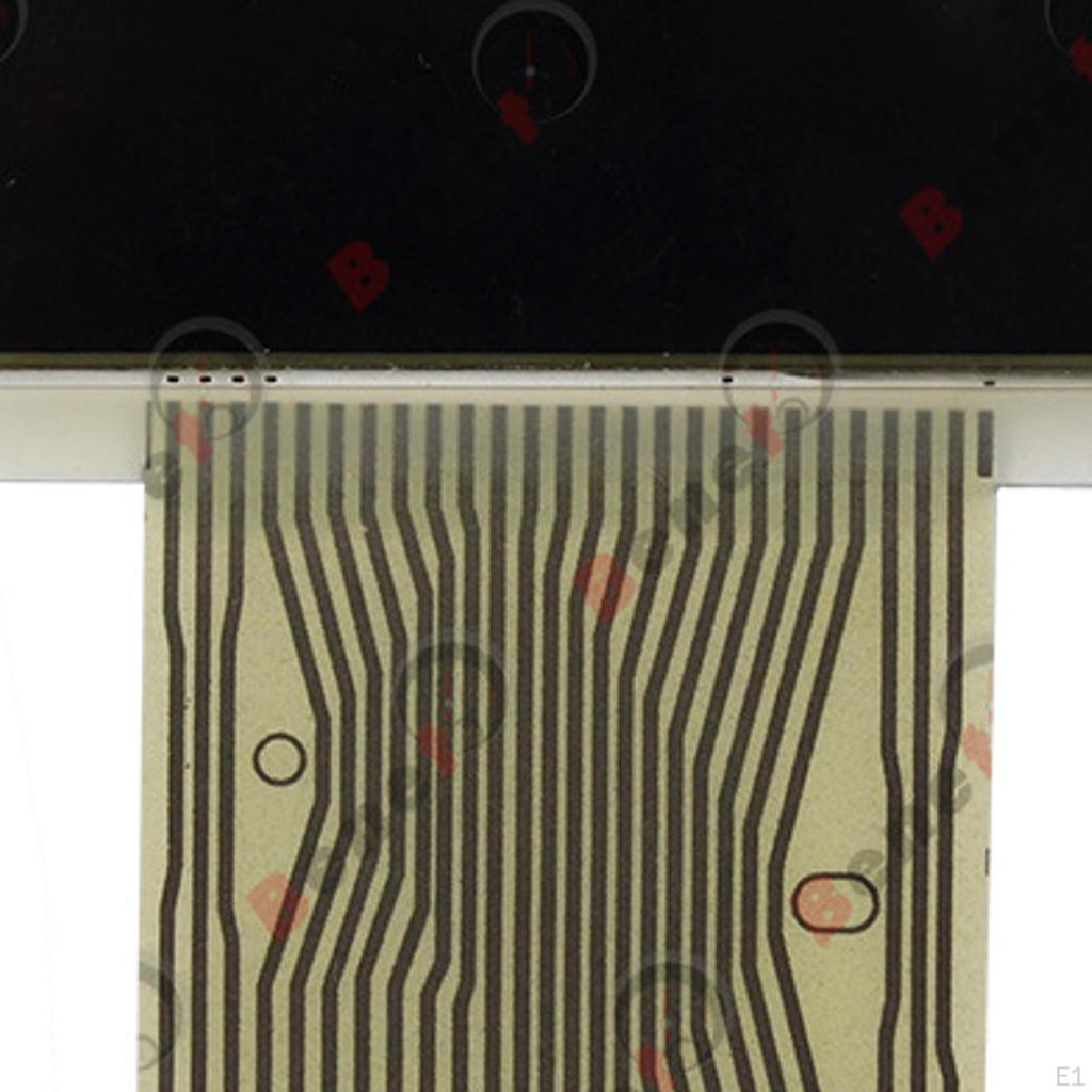 Car LCD Screen Black Replace Parts Attachment Accessory Sturdy Reliable Compatible Instrument