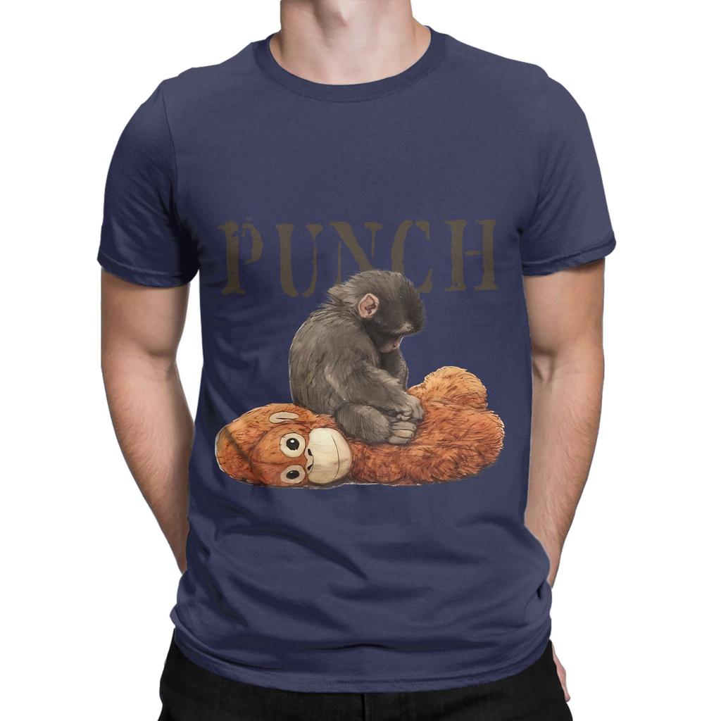 Punch Monkey Cozy Funny Graphic 100 Cotton TShirt Bib Punch The Monkey Tees Tops For Unisex