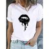 Graphic T-Shirt Ladies Print T Shirt Short Sleeve Clothes Wounisex Animal Cartoon Style Cute Clothing Fashion Basic Tee Top