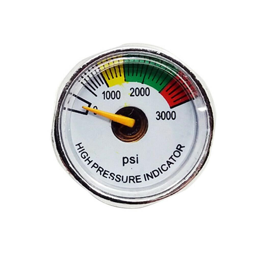 0-300 Manometer Meter Air Pressure Gauge 0-6000psi Mini