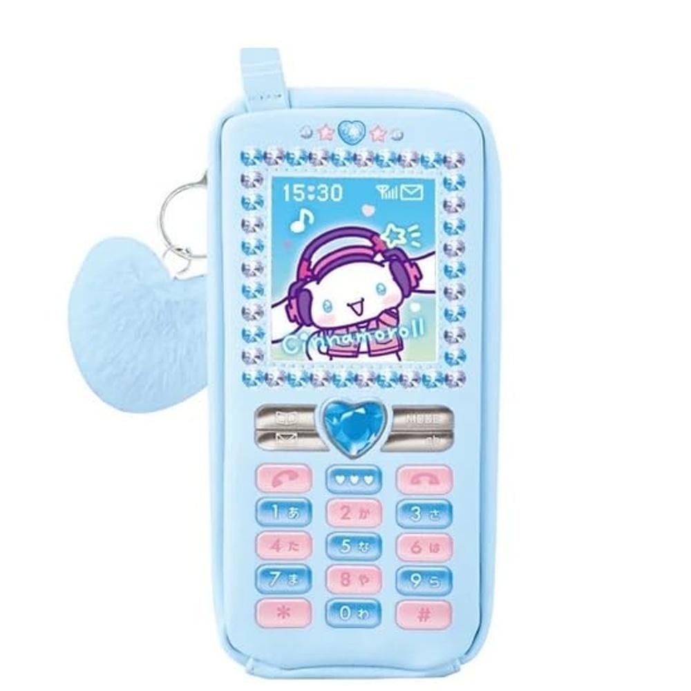 Sanrio flip phone type pencil case Cinnamoroll