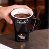 Fondue Cup Chocolate Melting Pot Ceramic Portable Hot Pot Cup Kit For Seafood Dinner Appetizer Sauce Cheese Candy Caramel