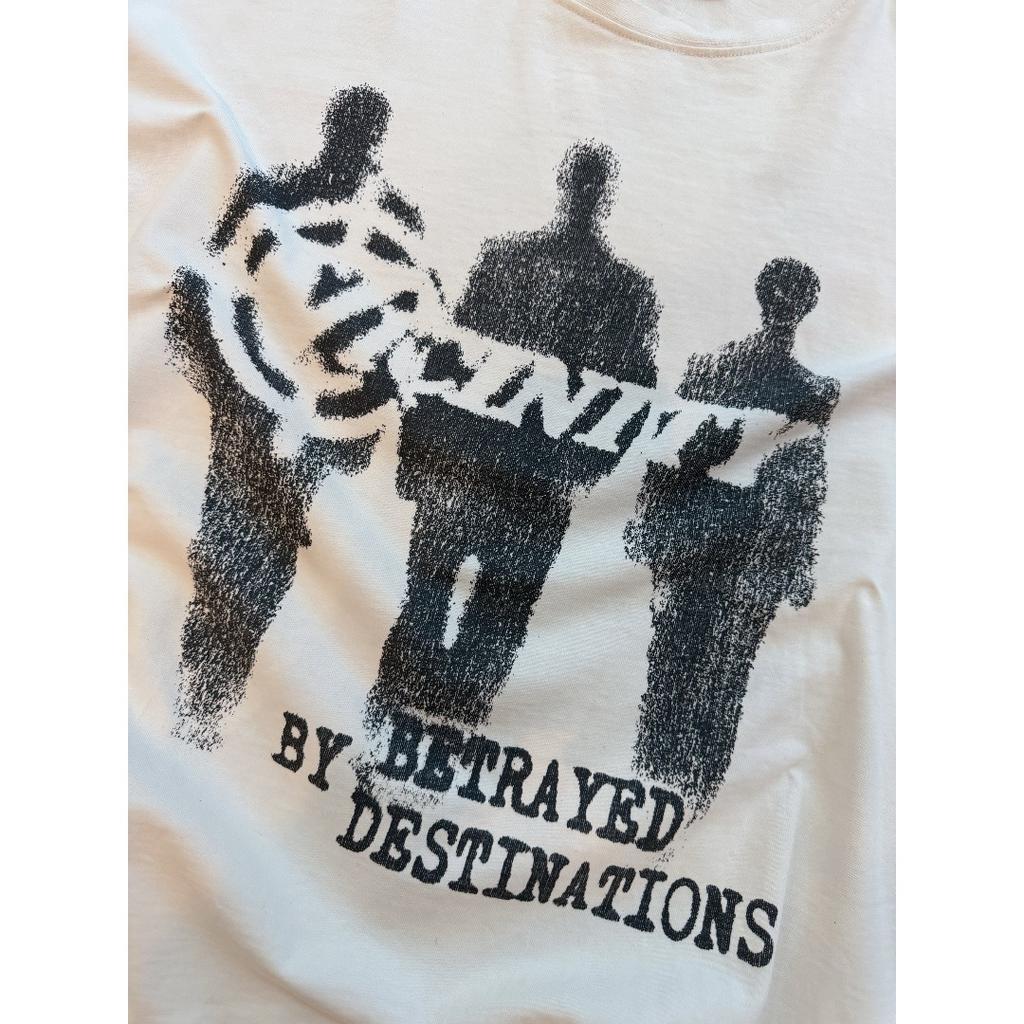Vicinity People T-Shirt White Oversized Men Women Heavy Cotton High Quality Short-sleeved Comfortable Breathable Female Male Clothing