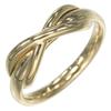 TIFFANY&Co. Infinity Ring K18 Yellow Gold #4.5(US Size) 4g Women Used