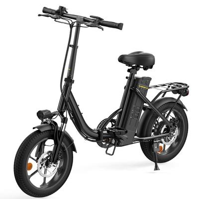 iScooter U4 25KM/H Electric Bike 16" 250W Motor 36V10.4Ah Battery City E-Bike Three-Speed Foldable Electric Bicycle