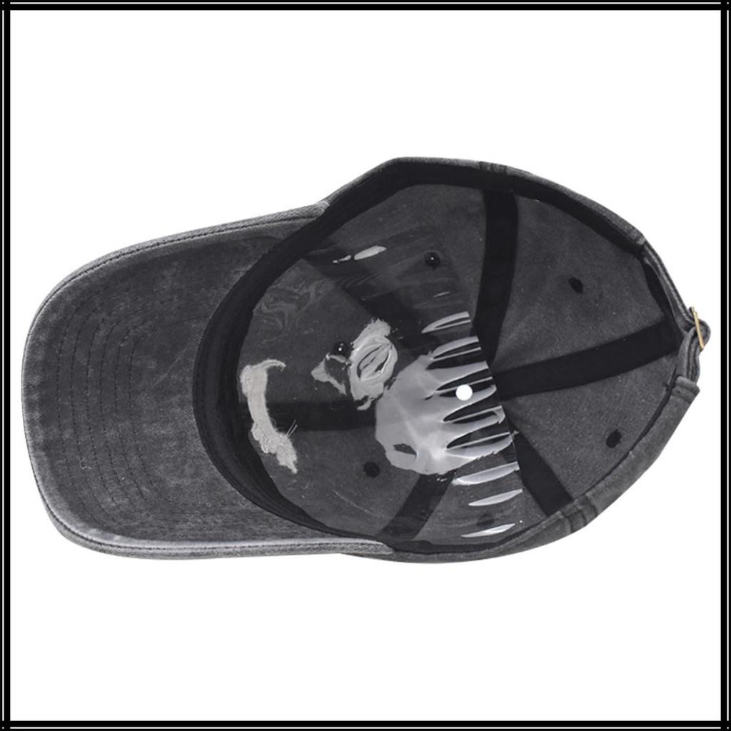 Sun CZA412 [White Fang] Hut, Kappe, Bestickt, Tier, Schutz, Sport, Stilvoll, Niedlich, Damen, Herren, (blau)