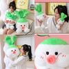 11-23.6in Radish Green Plush Toy Kids Gift Soft Stuffed Doll Pillow