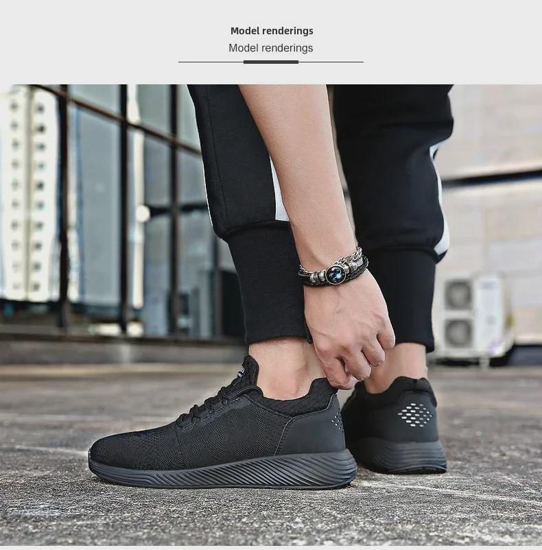 Jiefu Lightweight Breathable Safety Shoes - Anti-Smash & Anti-Puncture Protection