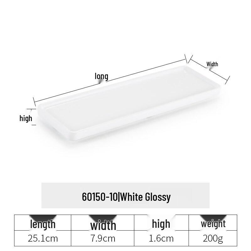 Melamine Rectangular Serving Tray Set