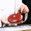 180ml Chinesische Yixing Lila Ton Teekanne Traditionell Handgefertigt Zisha Teekanne Schöne Kanne Rohmaterial Dahongpao Teegeschirr Teezeremonie