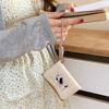 Cute Dachshund Wallet Mini Anti-Lost Card Holder Wallet Lanyard Detachable Lanyard Convenient Hands-Free Carrying