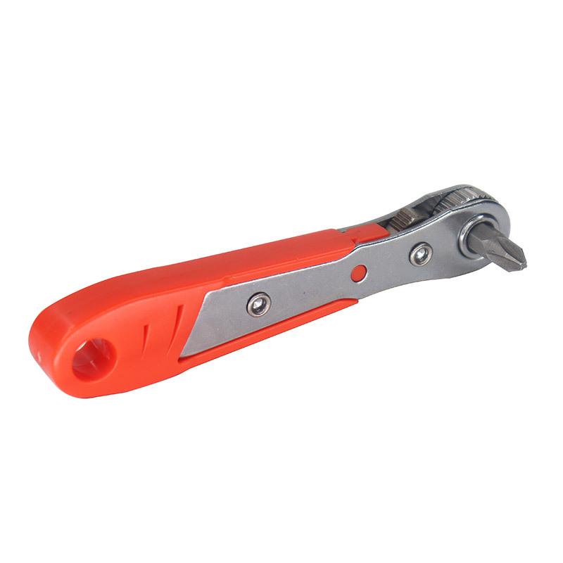 36-Tooth Ratchet Screwdriver and Bit Socket Set with L-Shaped Wrench for Household Repairs
