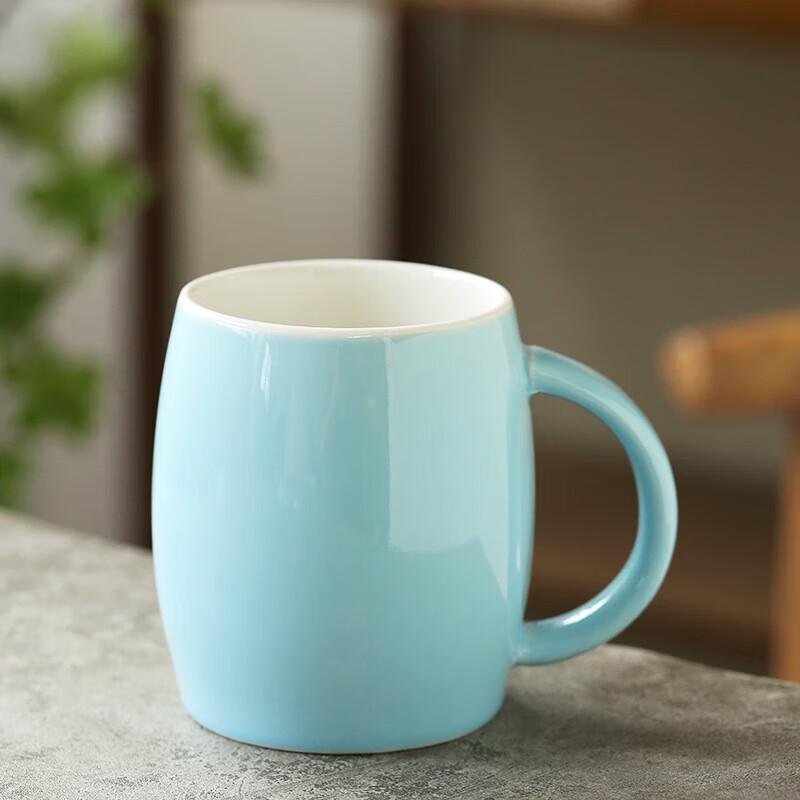 Belly-Shaped Ceramic Tea Mug