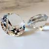 Faceted Cut Clear Crystal Diamond Romantic 60/80/100mm Big Glass Diamond Creativity Crafts Artificial Crystal Diamond