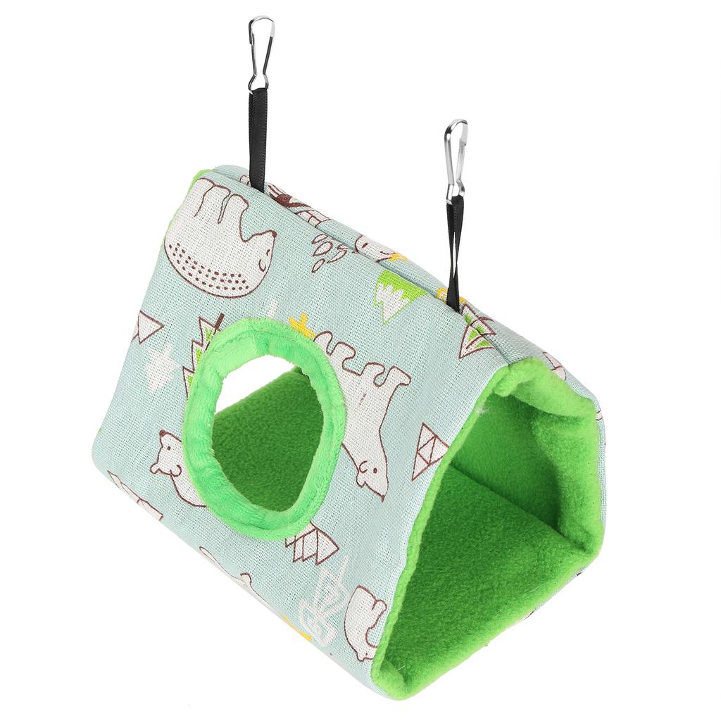 Warmes Vogelnest Haus Plüsch Flauschige Hängematte Schlafplatz für Hamster Papagei VögelM Bär