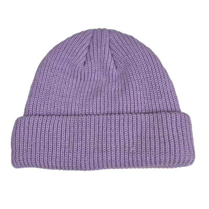 Elastic Windproof Beanies Knitted Solid Color Hat for Women Men Keep Ear Warm Hat Cold Weather Skiing Cycling Supplies