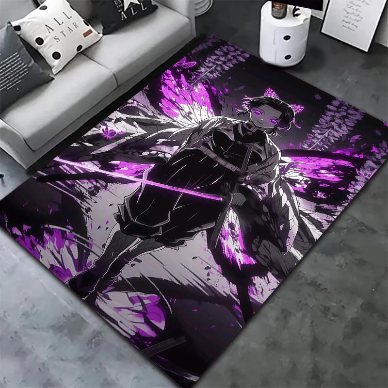 Demon Slayer Carpet Rug For Living Room Bedroom Home Sofa Decoration Kids Play Nonslip Floor Mat