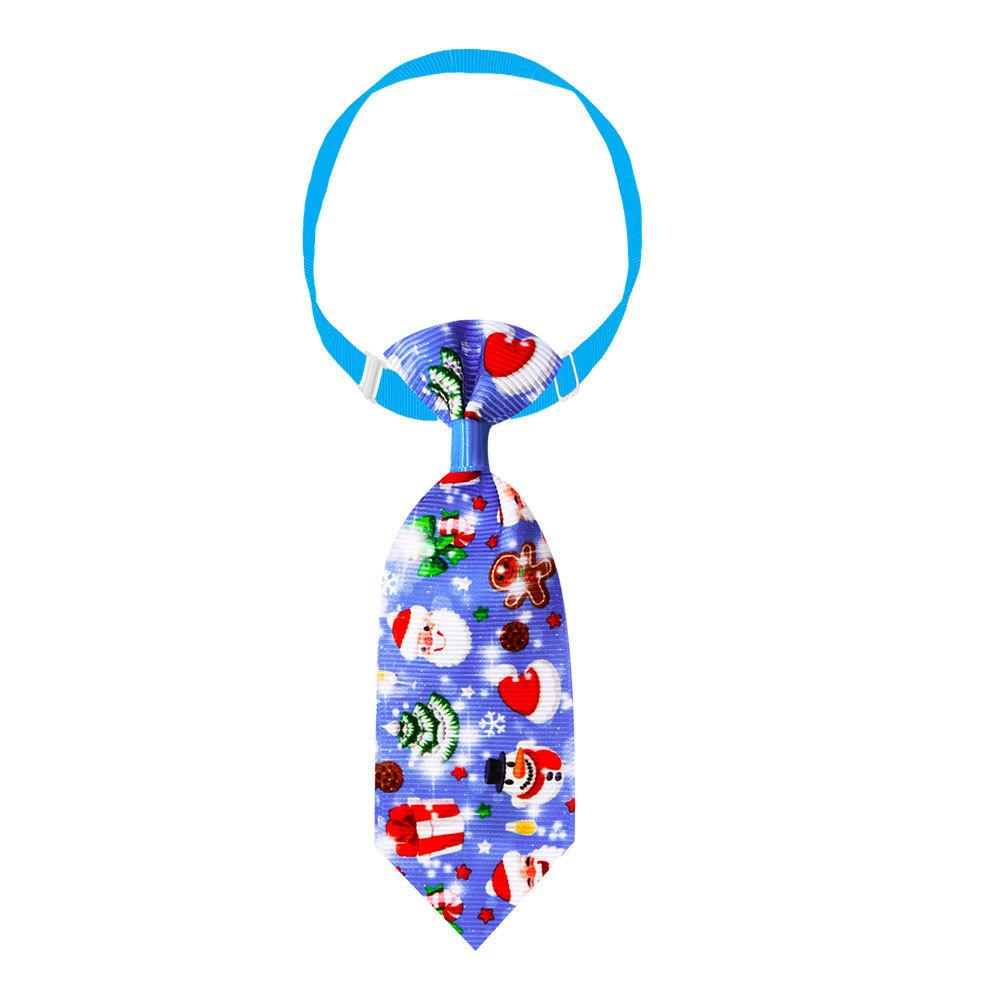 Świąteczny krawat dla psa regulowany mała kokarda dla zwierzęcia akcesoria do upiększania psa dekoracja dodająca świątecznej atmosfery zwierzęta materiały łatwe do czyszczenia miękkie i przyjazne dla skóry