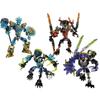 Nuovo Robot Mecha Combinabile Soldato Scheletrico Blocchi da Costruzione Guerriero Biochimico Maschera Dorata Giocattolo Ragazzo Regalo per le Feste dei Bambini