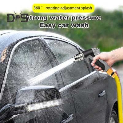 Idropulitrice con impugnatura antiscivolo, potente design regolabile, attacco ugello per idropulitrice per tubo da giardino universale anti-perdite