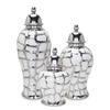 home decor vases Ceramic electroplated general jar Nordic flower vase handicraft decoration foyer soft decoration storage jars