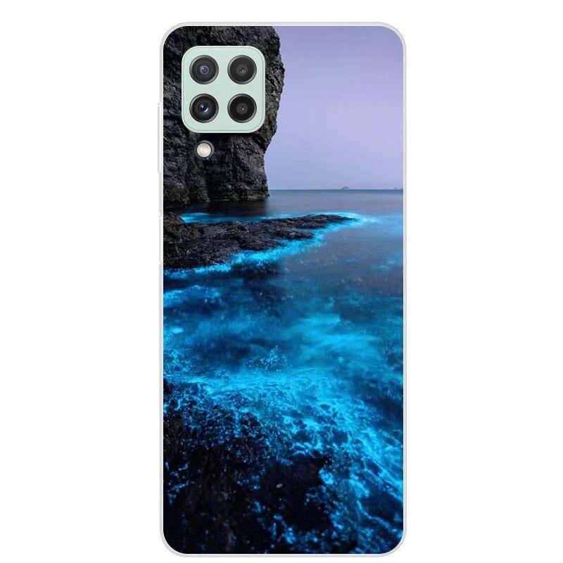 

Чехол для Samsung Galaxy M22 M32 4G, задняя крышка для телефона Samsung M22, мягкий чехол для Samsung M32 4G M 22 32, черный чехол из ТПУ 6,4 дюйма Samsung M22