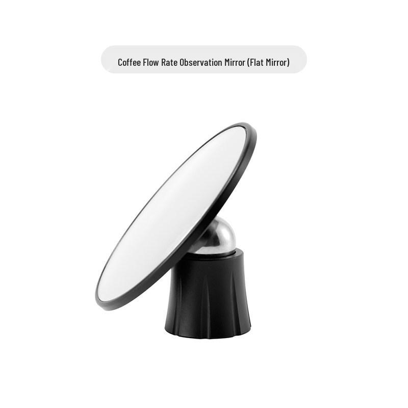 Multidirectional Reflective Sight Glass for Italian Coffee Machines - Bottomless Portafilter with Flow Rate Observation