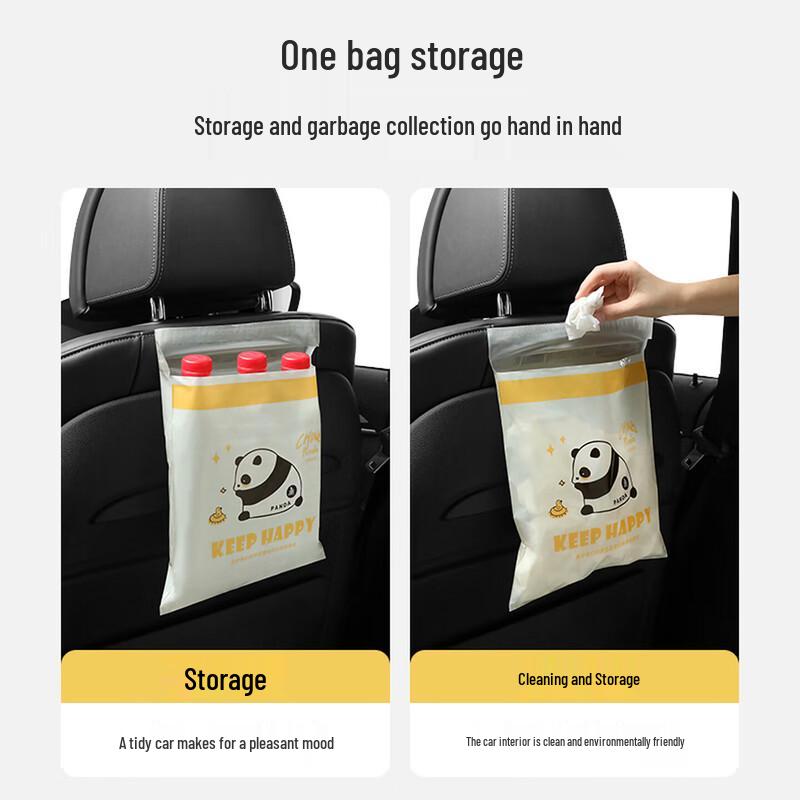 Disposable Car Trash Bags with Adhesive