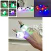 Colorful Glow In The Dark Christmas Cartoon Soft Rubber Rings For Kids Parties