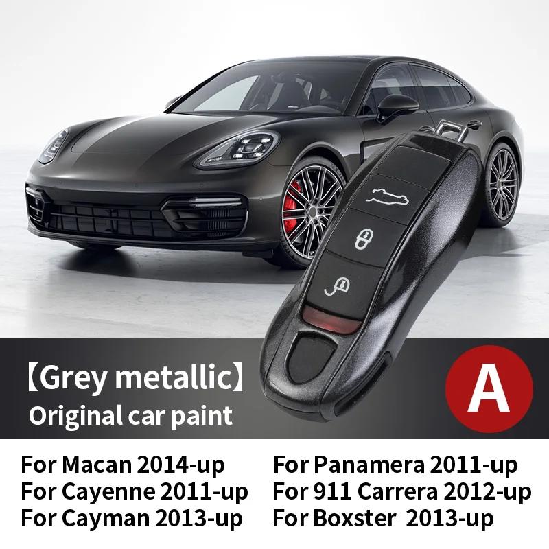 Car Key Paint Protective Case Keyless Cover For Porsche Cayenne Mancan Panamera 911 718 Boxster Cayman Taycan Replacement Shell