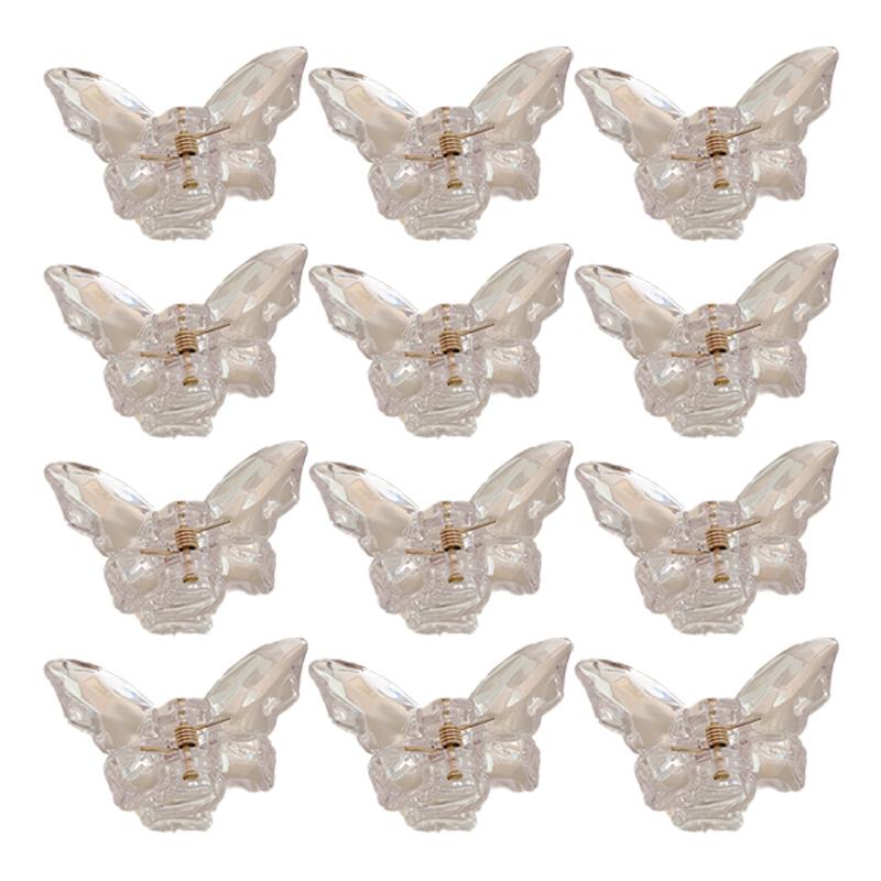 Jelly Colour Butterfly Hair Clip Women Korean Girl Group Fashion Shark Clip Hair Accessories