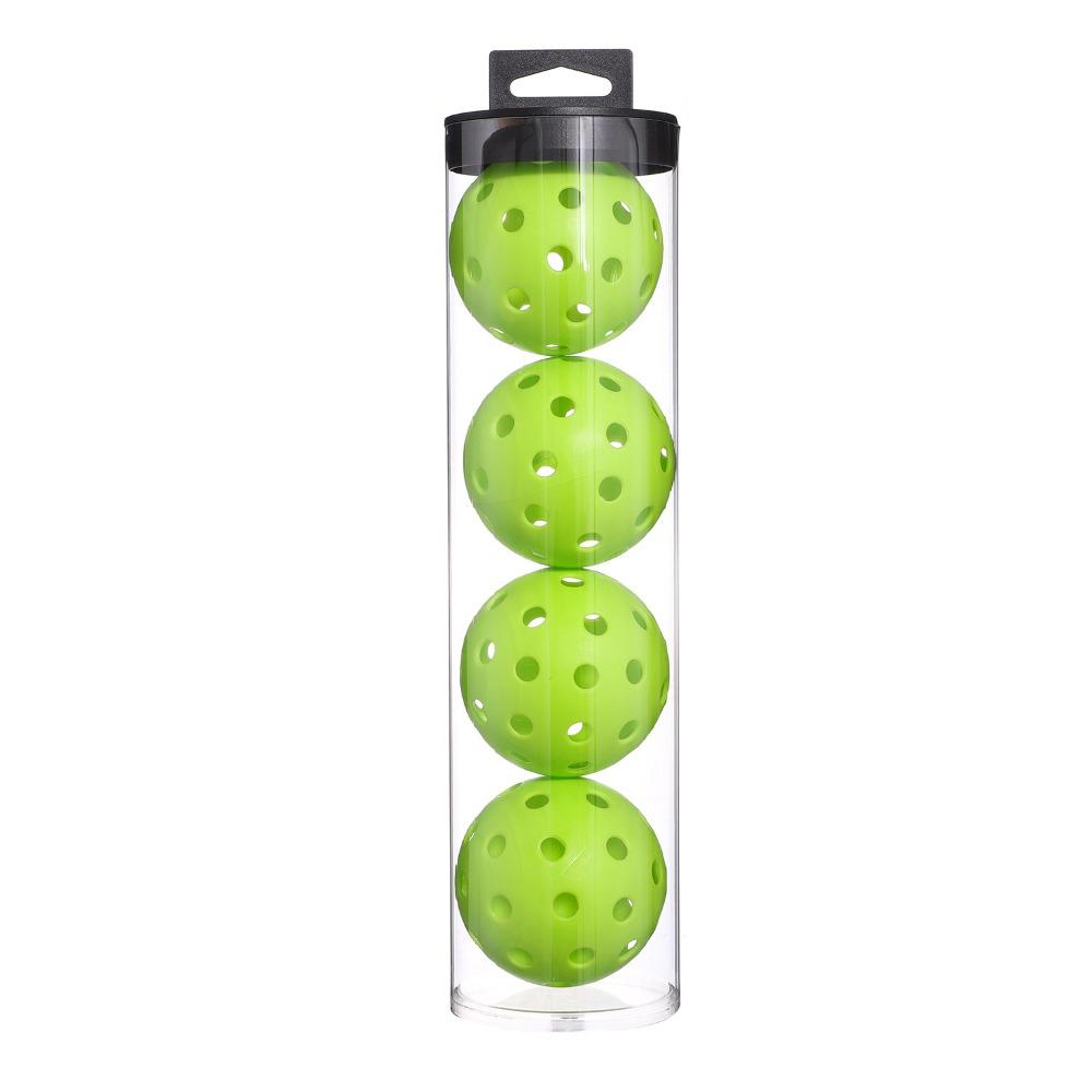 Training Übung 40 Löcher Pickleball Klar Zylindrisch Pickleball Trainingsball Turnier Spiel