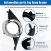 Versatile Car Front Fog Light Cover Chrome Foglights Frame Grill Auto Accessories For 207 Sport 2006-2009