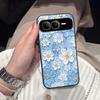 Acrylic Hard Back Shell for infinix SMART 10 Plus Vintage 3D Texture Flower Print Phone Case