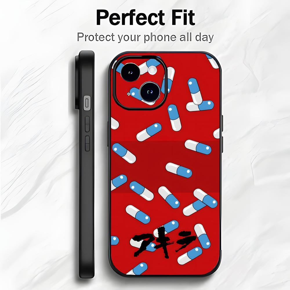 Classic SciFi Japanese Anime A-Akira Phone Case Phone Case Soft Packaging Lightweight For iPhone17 16 15 14 13ProMax