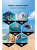 OUZO 5 mm Höga Dykarstövlar - Slitstarka, Förtjockade för Snorkling, Canyoning, Surfing och Strandaktiviteter