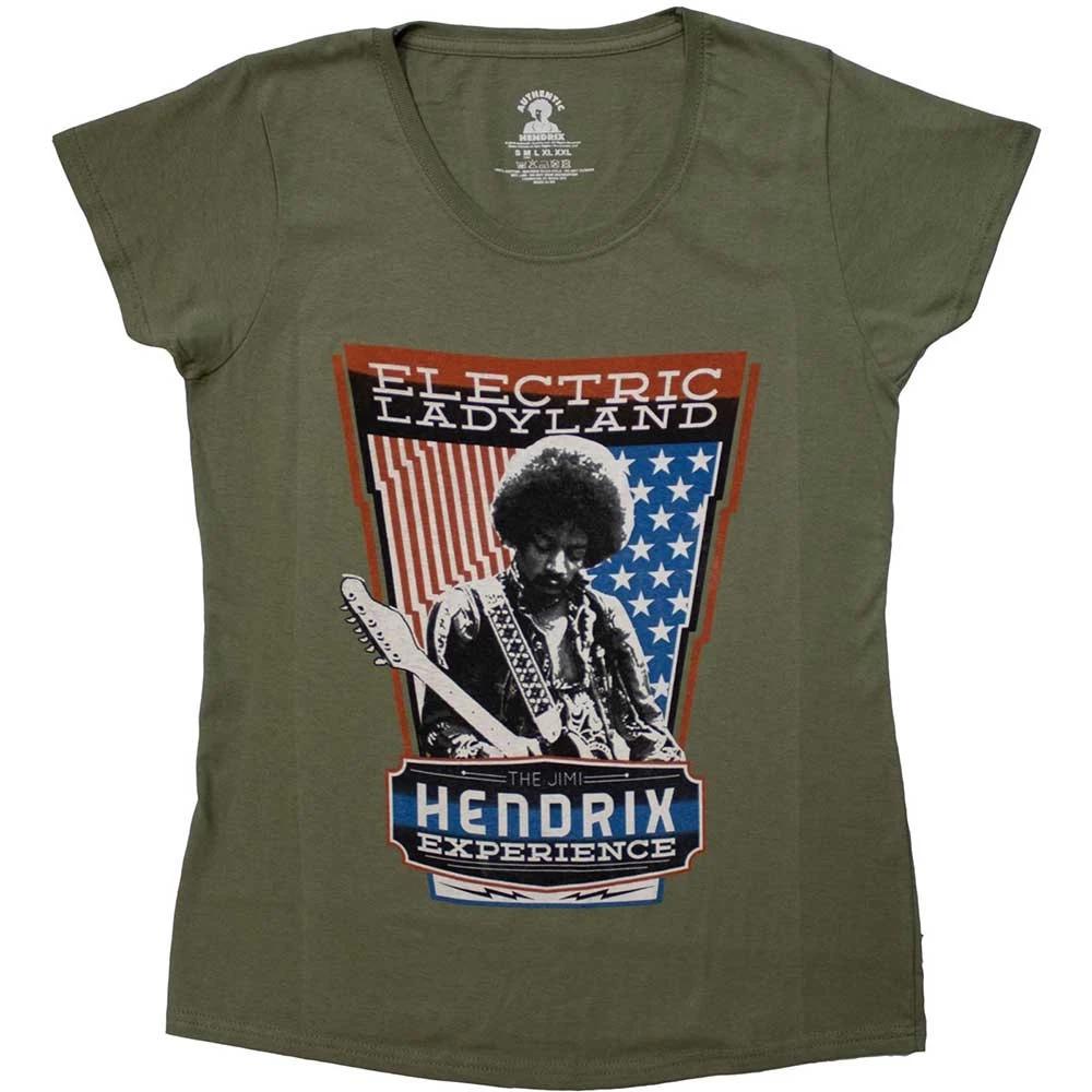 Ladies Jimi Hendrix Electric Ladyland Autorisé Femmes Dames T-shirt