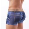 Lustige Neuheit Herren Boxer Trunk Unterwäsche Shorts Erwachsene Denim Druck Jeans Baumwolle Stretch Unterwäsche