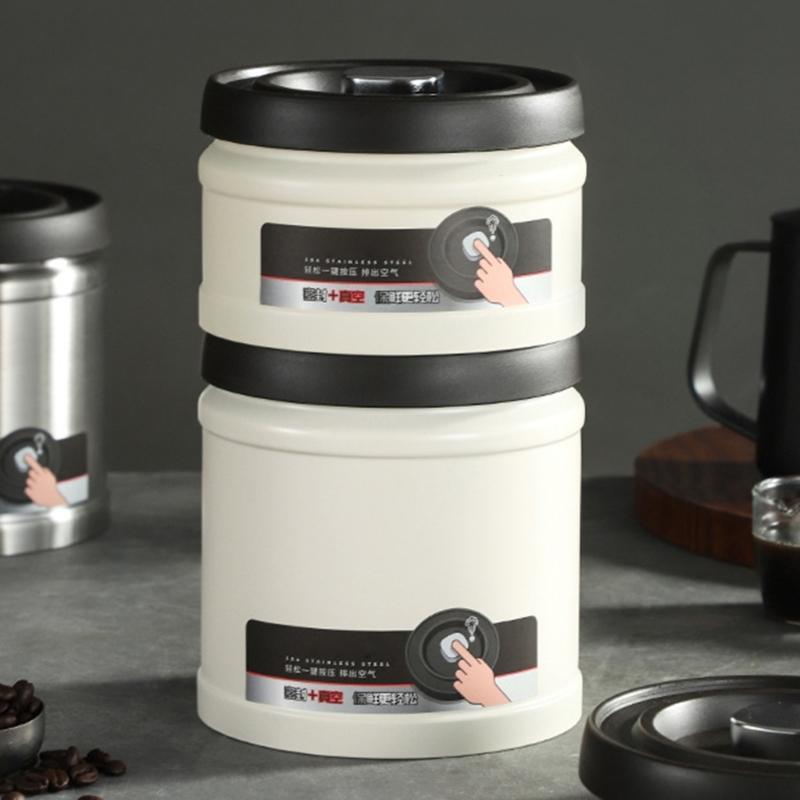Vacuum Container for Food Preservation Modern Vacuum Seal Freshness Container Large Canister Home Organizations