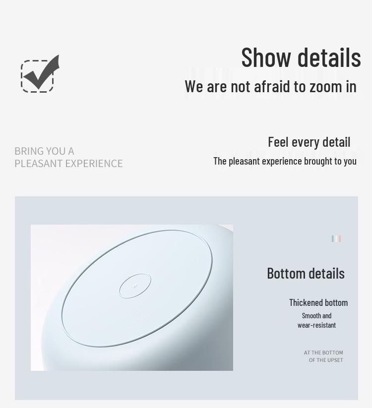 Thickened Frosted Plastic Washbasin for Household, Laundry, and Baby Use