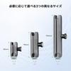 FANAUE Motorcycle Mount Parts Anti-Theft Aluminum Intermediate Mount Double Socket