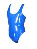Wet Look Shiny Pvc Bodysuit Tops Gym Tank Tops Man Fitness Clothing Faux Latex Pu Leather Bodybuilding Shaping Men'S Tights
