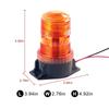 12 24V 48v 60 80v Lampeggiante Stroboscopico Luminoso 30 LED da Tetto Luce di Emergenza per Carrelli Elevatori ambra blu rosso
