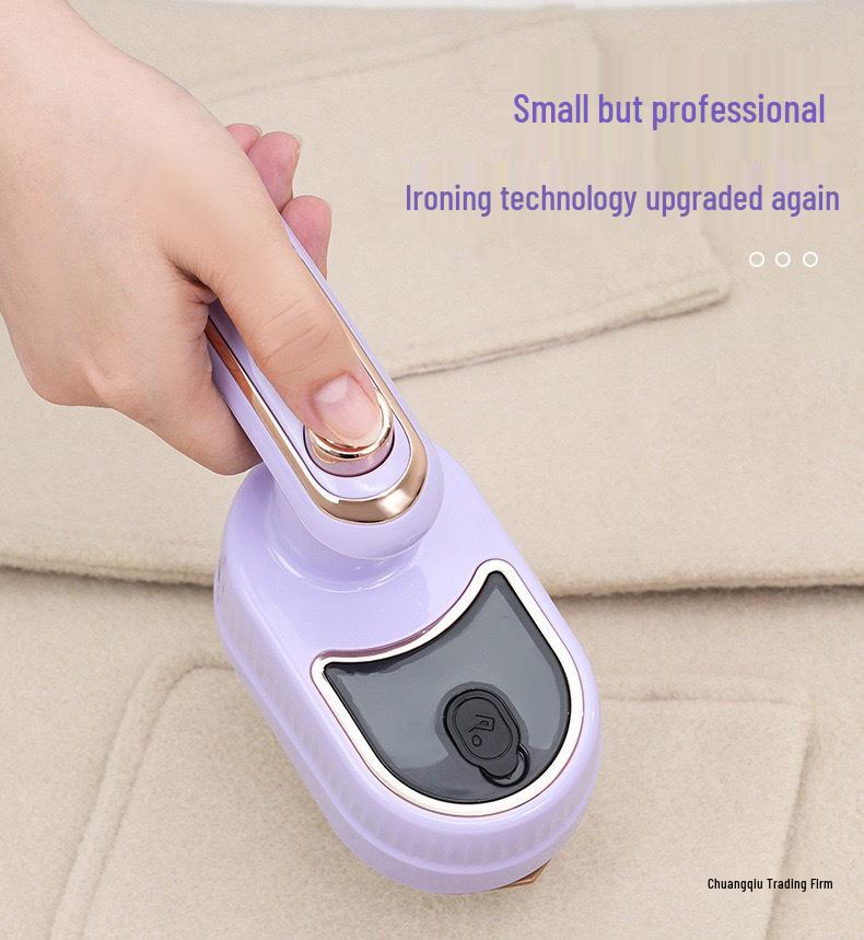 Portable Folding Electric Garment Steamer: Compact Handheld Iron for Home & Travel