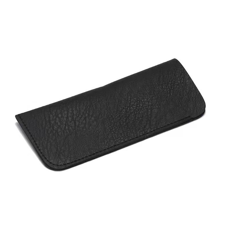 

New Old Flower Soft Leather Eyeglass Case - Dustproof & Waterproof Pouch for Reading Glasses 15.3x7x3 cm